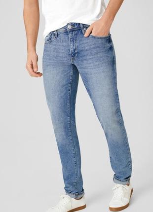 Чоловічі щільні джинси c&a, розмір m, синій