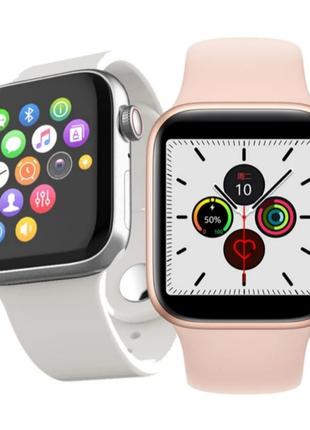 Смарт часы T500 в стиле Apple Watch Розовый