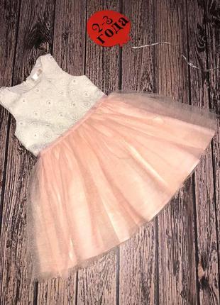 Нарядное платье kaisely для девочки 2-3 года, 92-98 см