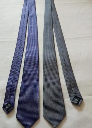 Комплект  из 2 галстуков  straight шелк.