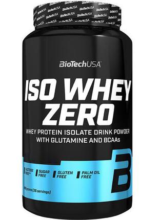 Протеин BioTech Iso Whey Zero, 908 грамм Банан
