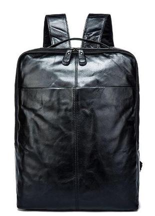 Рюкзак шкіряний під ноутбук Vintage 14845 Чорний