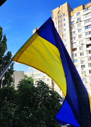 Флаг Украины ткань болонья, прапор України. Киев есть самовывоз.