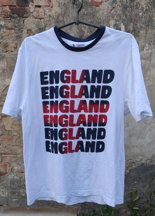 Красивая мужская футболка с принтом england