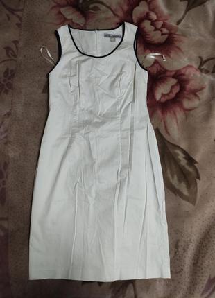 Ashley brooke плаття футляр біле бавовна літнє 46 р m біле літ...