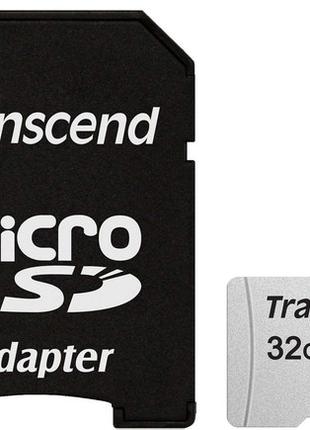 Карта памяти Transcend microSDHC 32GB UHS-I U1 (TS32GUSD300S-A...
