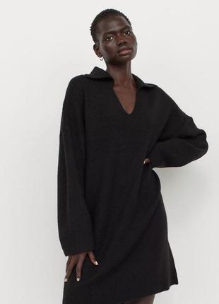 Сукня h&m вільного крою чорного кольору