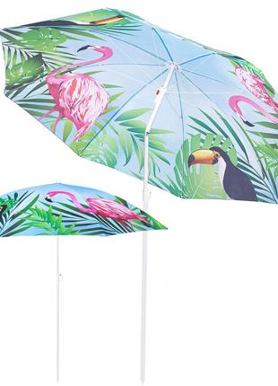 Пляжный зонт Springos 180 см с регулируемой высотой и наклоном...