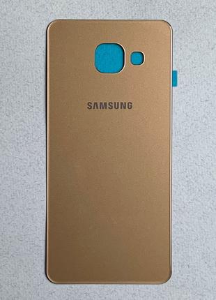 Задняя крышка для Galaxy A3 2016 Gold золотого цвета