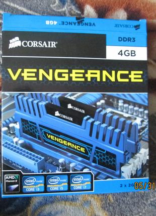 Corsair DDR3-1600 4096MB PC3-12800 Vengeance (CMZ4GX3M2A1600C9B)