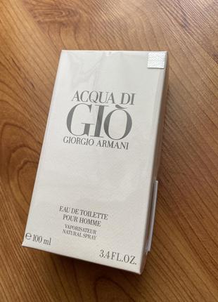 Giorgio armani acqua di gio pour homme 100 ml.