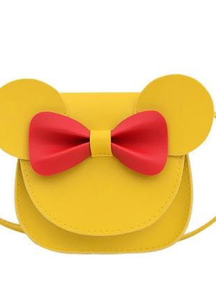 Маленькая детская сумочка в стиле Микки Маус Желтый