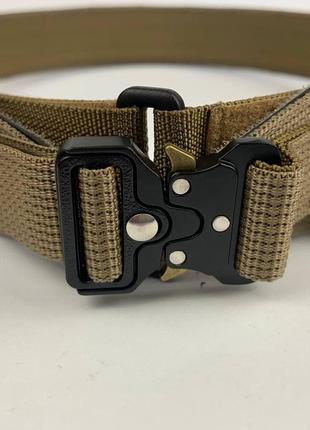 Пояс с системой моли Range belt Тан Стропа пиксель метал Cobra