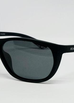 Hugo boss стильные брендовые мужские солнцезащитные очки черны...