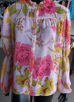 Сорочка з квітковим принтом, рубашка, блуза