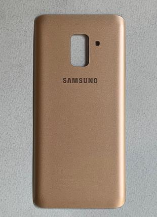Задняя крышка для Galaxy A8 2018 Gold золотого цвета