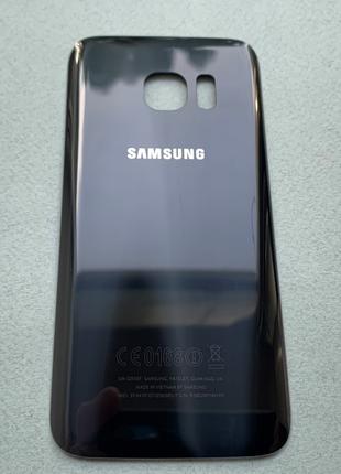 Задняя крышка для Galaxy S7 Black чёрного цвета