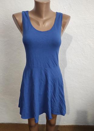 Сукня синього кольору сарафан