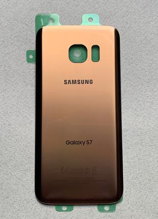 Задняя крышка для Galaxy S7 Gold золотого цвета