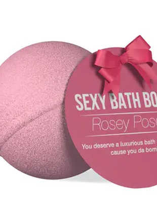 Супер-бомбочка для ванны dona bath bomb - rosey posey (128 гр)...