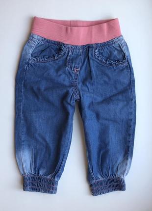 Тонкие джинсы на лето размер 68