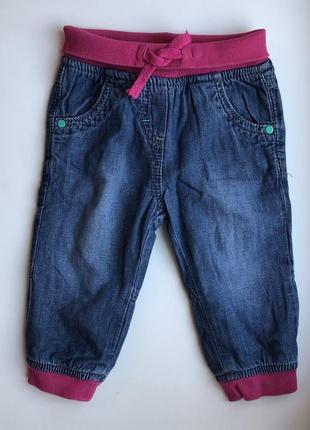 C&a джинсы на хлопковой подкладке  размер 74