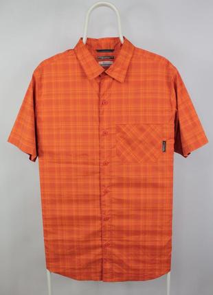 Шикарная трекинговая рубашка columbia royce peak plaid s/s shirt