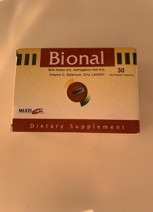 Bional лечение печени  (Слимарин + витамины) 30 капсул