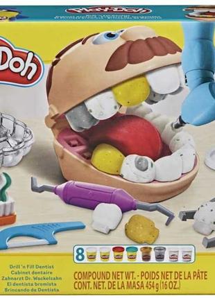 Мистер зубастик Play-Doh Drill 'n Fill Dentist оригинал F1259