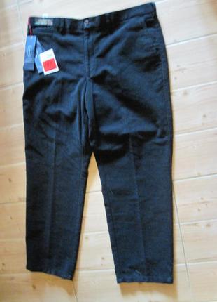 .новые плотные зимние черные брюки "m&s" w 38 l29 коттон 100%