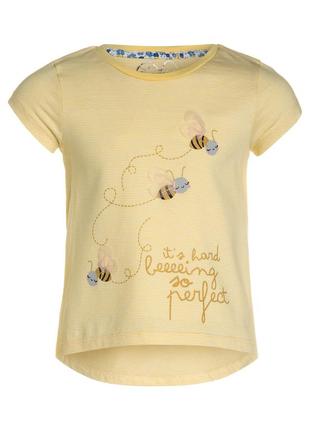 Красивая футболка mothercare с 3d принтом пчелок