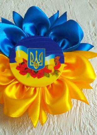 Українські патріотичні брошки значки розетки на свято перше ве...