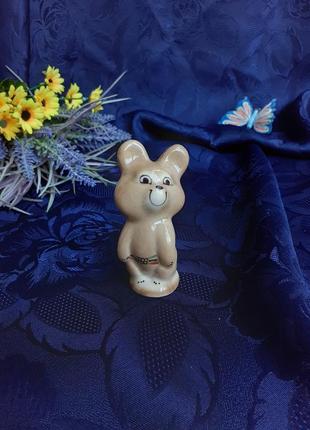 Олимпиада-80 🧸🌐🏆мишка олимпийский медвежонок винтаж статуэтка ...
