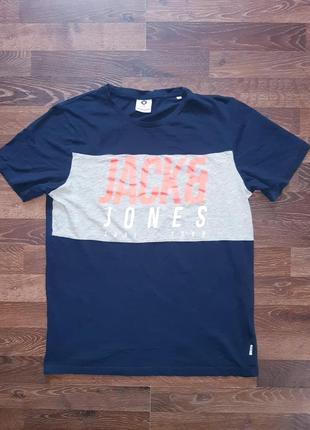 Мужская футболка jack jones с большим лого