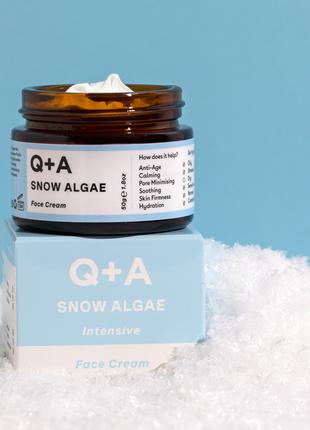 Крем для обличчя зі сніжною водорістю Q+A Snow Algae Intensive...