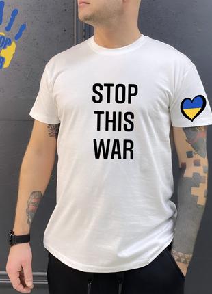 Футболка Патріотична з Принтом Stop This War