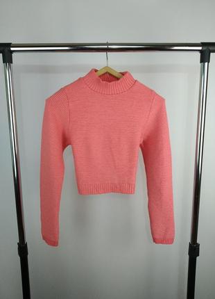 Укороченный свитер cotton candy