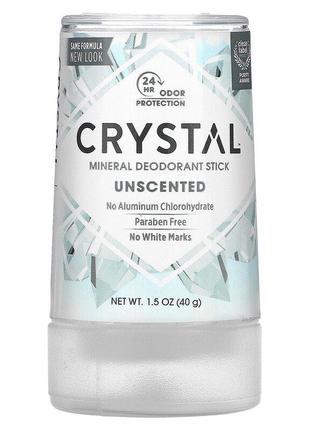 Crystal Body Deodorant, минеральный дезодорант-карандаш, без з...