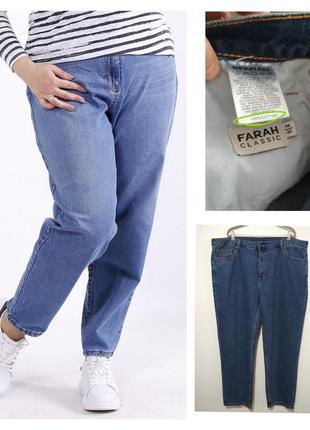 100% котон фирменные мам джинсы большого размера батал супер к...