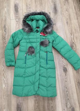 Зимний пуховик, пальто, удлиненная куртка размер 152,158