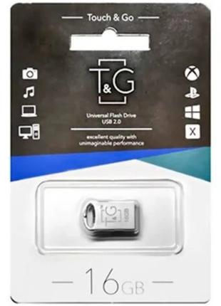 USB мини флешка Flash Drive 16Gb T&G; Metal series TG100-16G o...