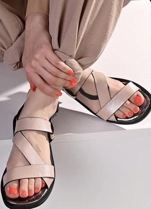 Новые босоножки розовые пудровые сандали