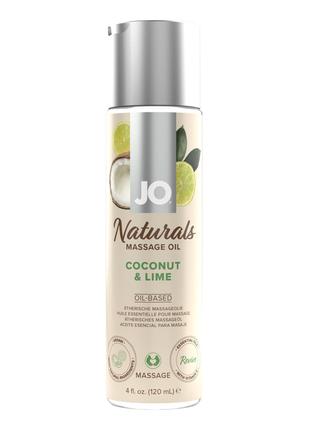 Массажное масло System JO – Naturals Massage Oil – Coconut & L...