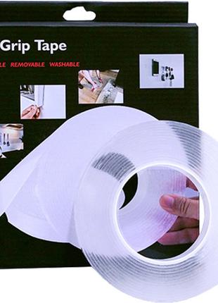Многоразовый двусторонний скотч ivy grip tape 5 метров с доста...