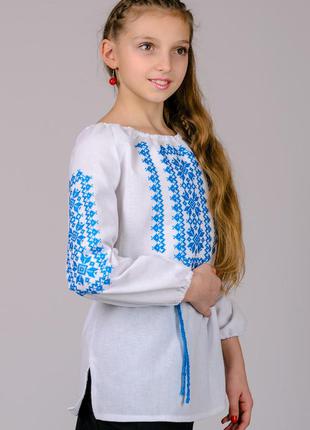 Вишиванка дівчача, вышиванка сорочка детская