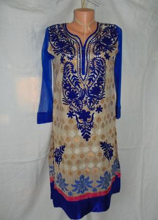 Пенджаби,восточное платье,индийское платье р.s-m
