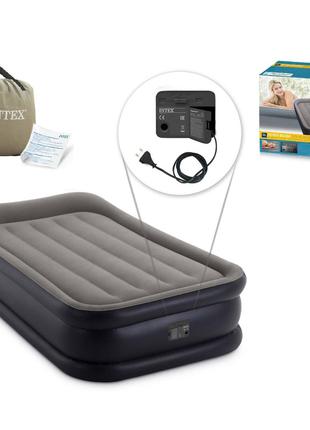 Надувне ліжко-матрас «Intex із вбудованим електричним насосом,...