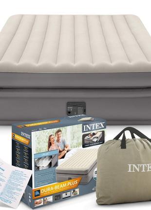 Надувне ліжко-матрас «Intex із вбудованим електричним насосом,...
