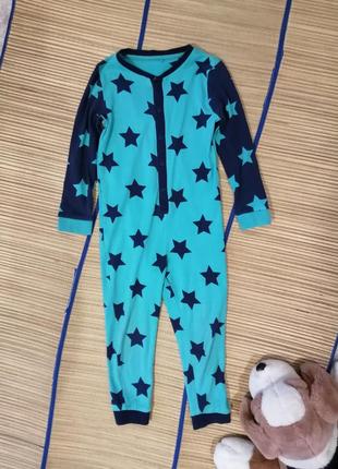Пижама хлопковая кигуруми для мальчика 4-5лет