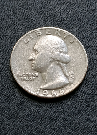 Quarter dollar 1966